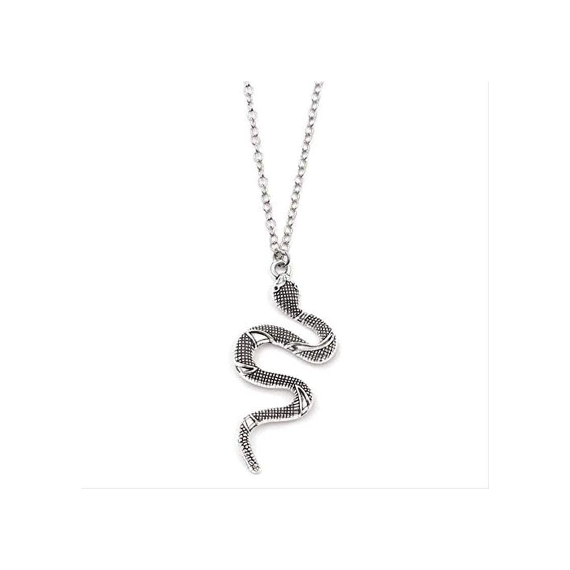 Moda Mujeres Hombres Serpiente Víbora Cobra Colgante Collar de Cadena Corta Collar Aleación Animal Joyería