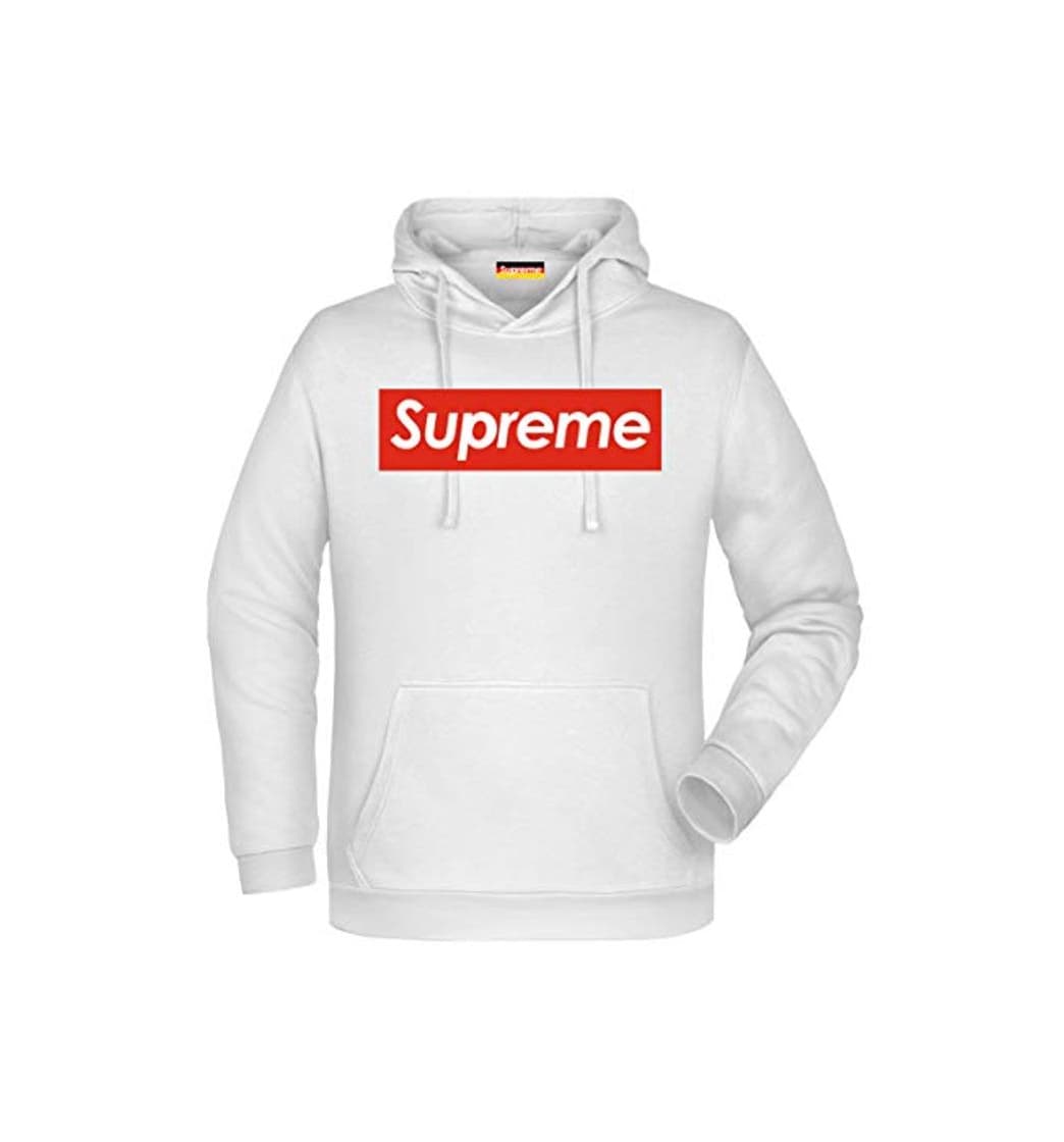 Moda Supreme Germany Hoodie Weiss Rot/Weiss