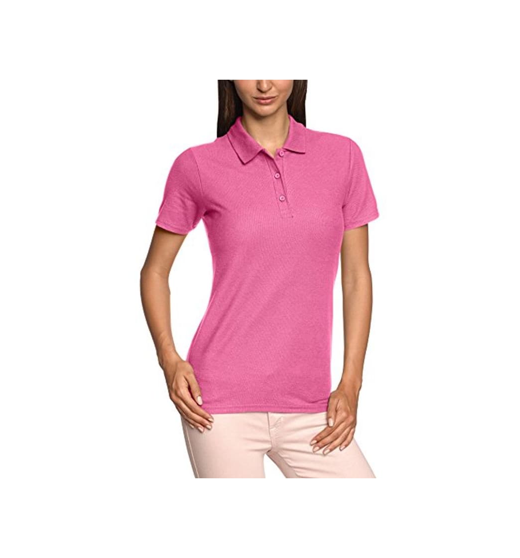 Fashion Anvil - Polo de Manga Corta para Mujer, Color Rosa