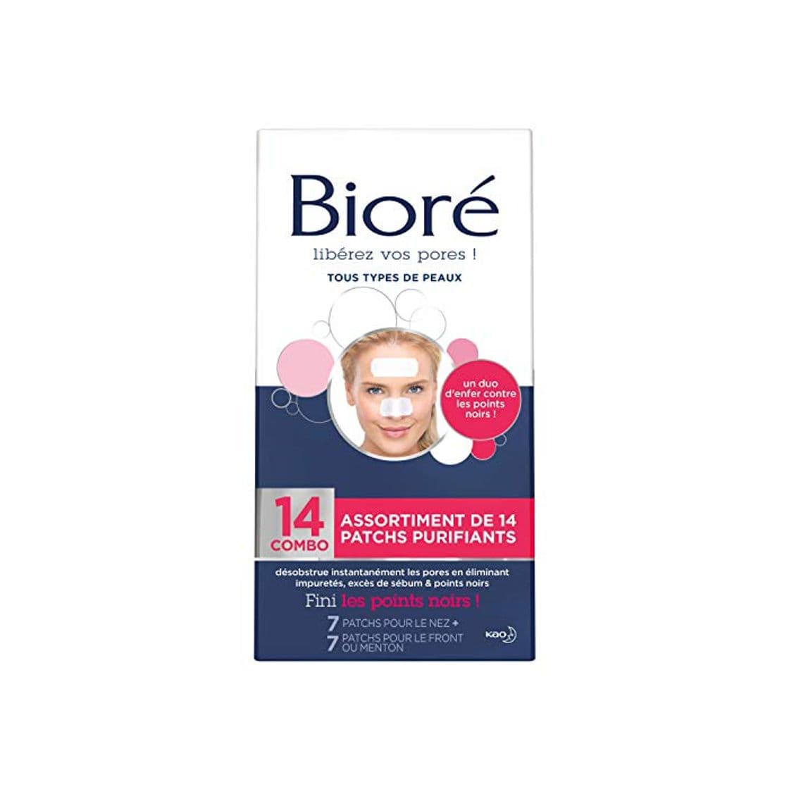 Producto BIORÉ Assortiment de 14 Patchs Purifiants Nez