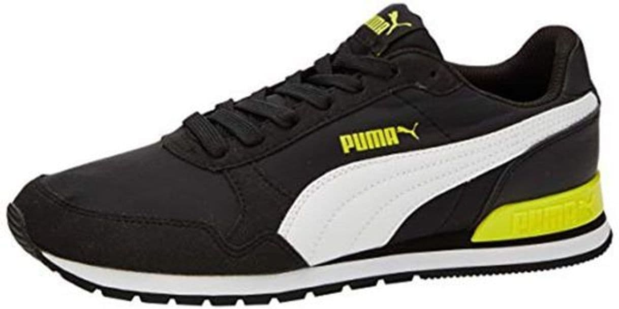 Fashion PUMA ST Runner V2 NL JR, Zapatillas Unisex niños, Negro Black White