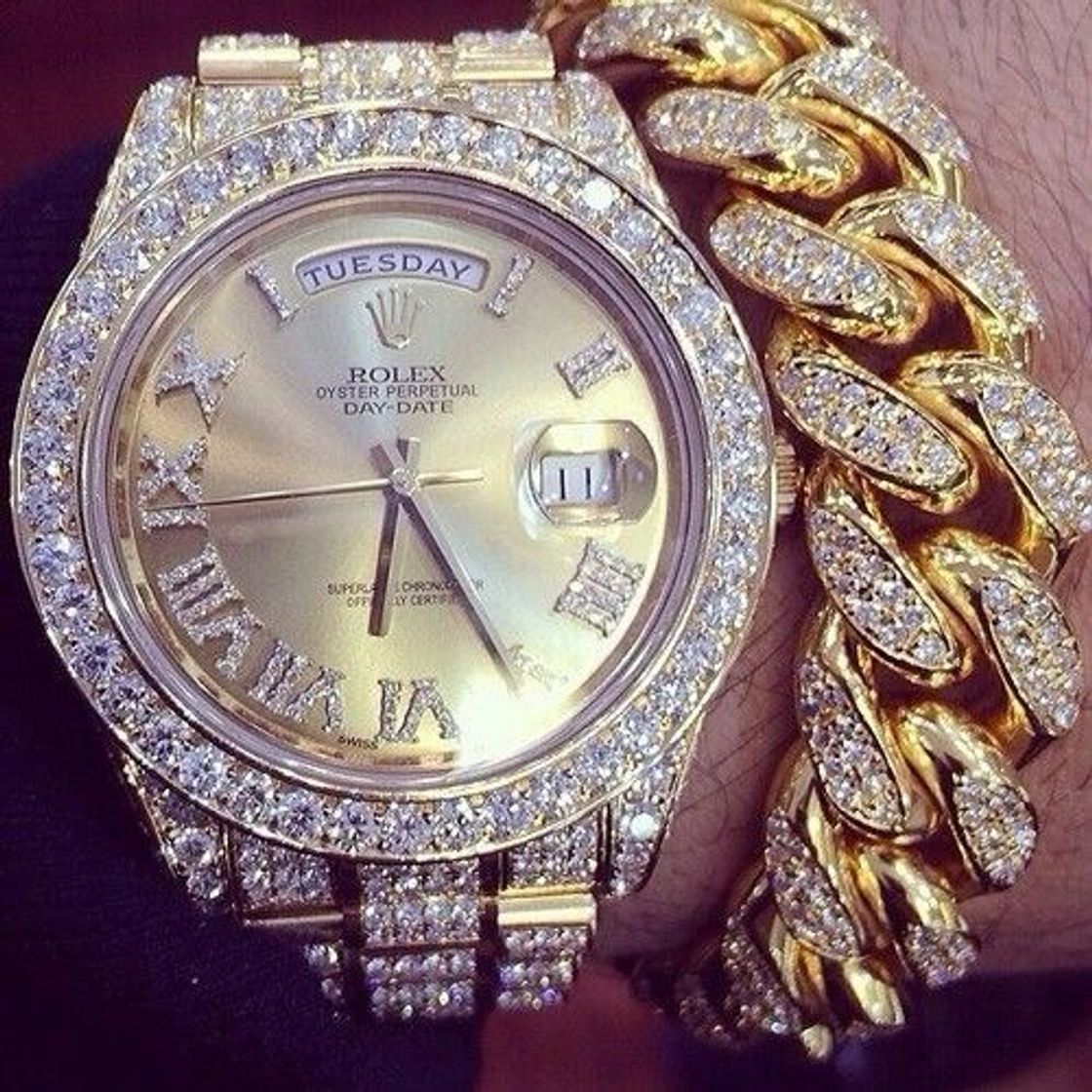 Fashion Relojes rolex de diamante