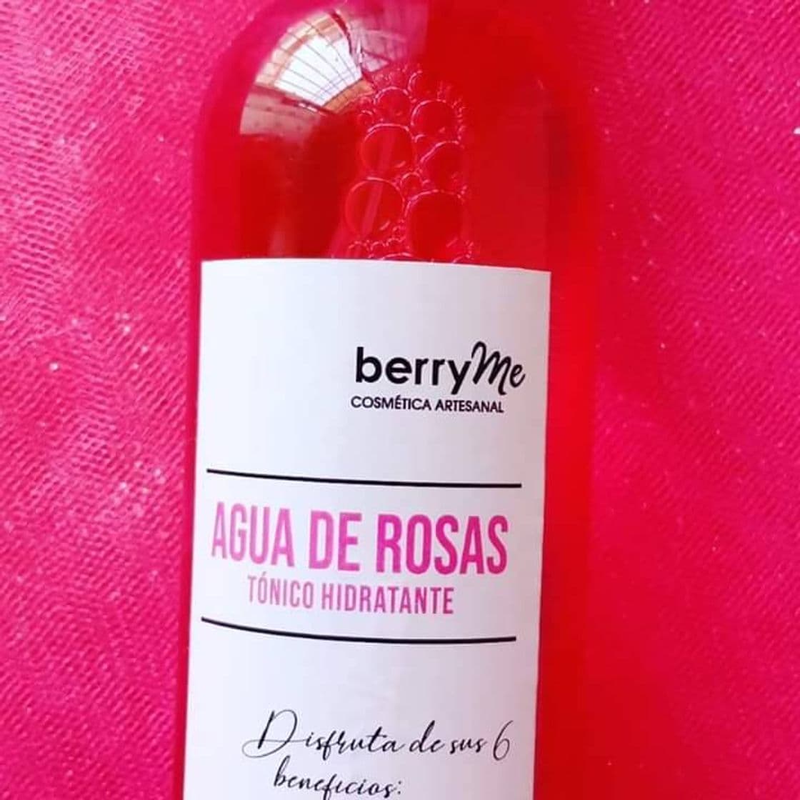 Product Agua de Rosas BerryMe cosmética artesanal