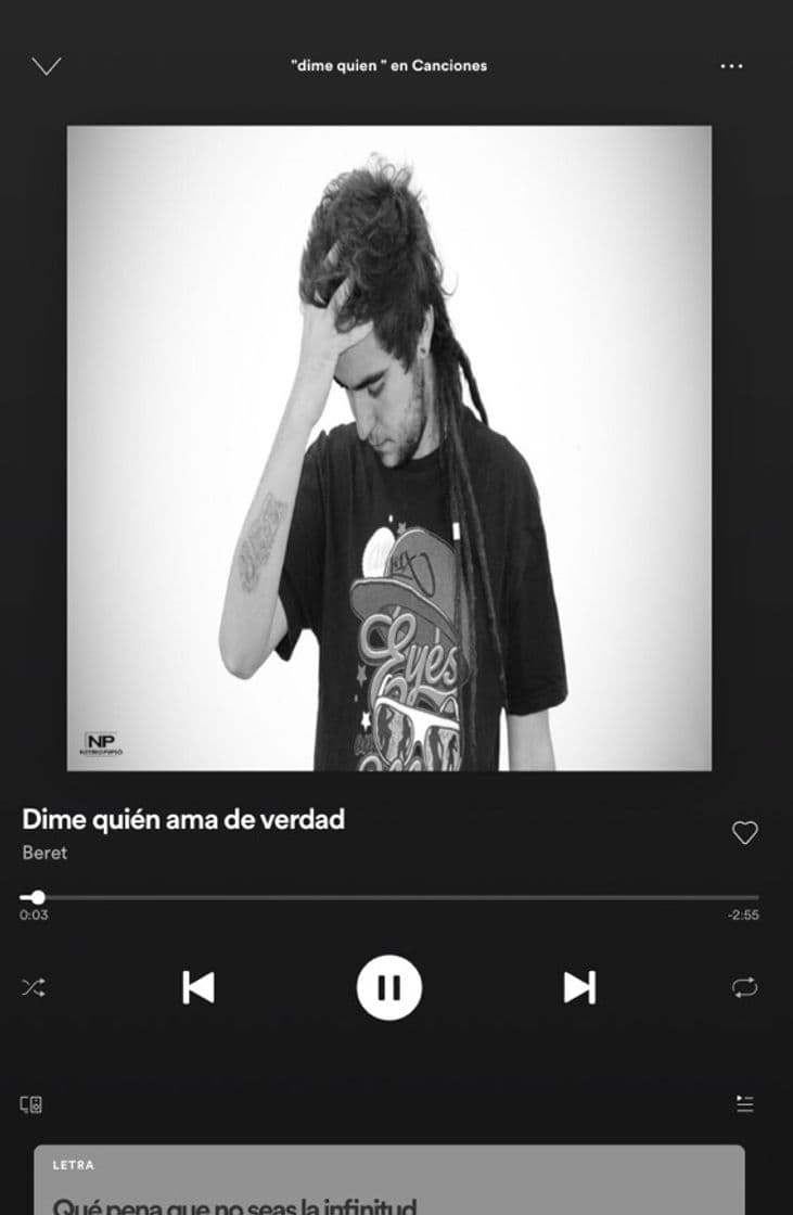 Canción Dime quién ama de verdad