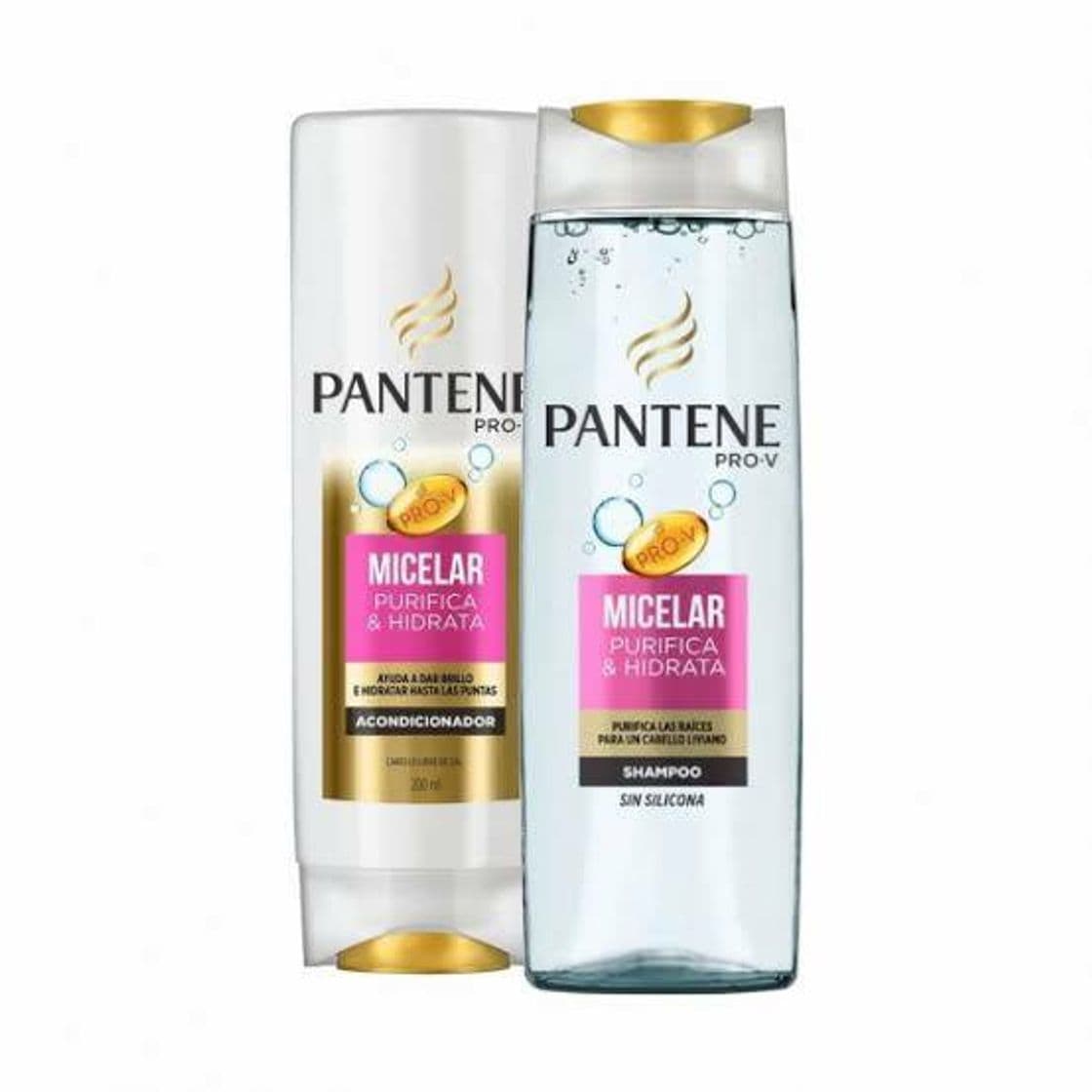 Moda Shampoo y acondicionador pantene sin sal 