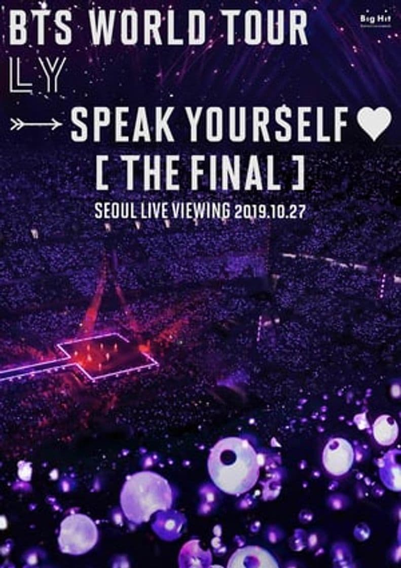 Movie BTS World Tour 'Love Yourself: Speak Yourself' (The Final) Seoul Live Viewing