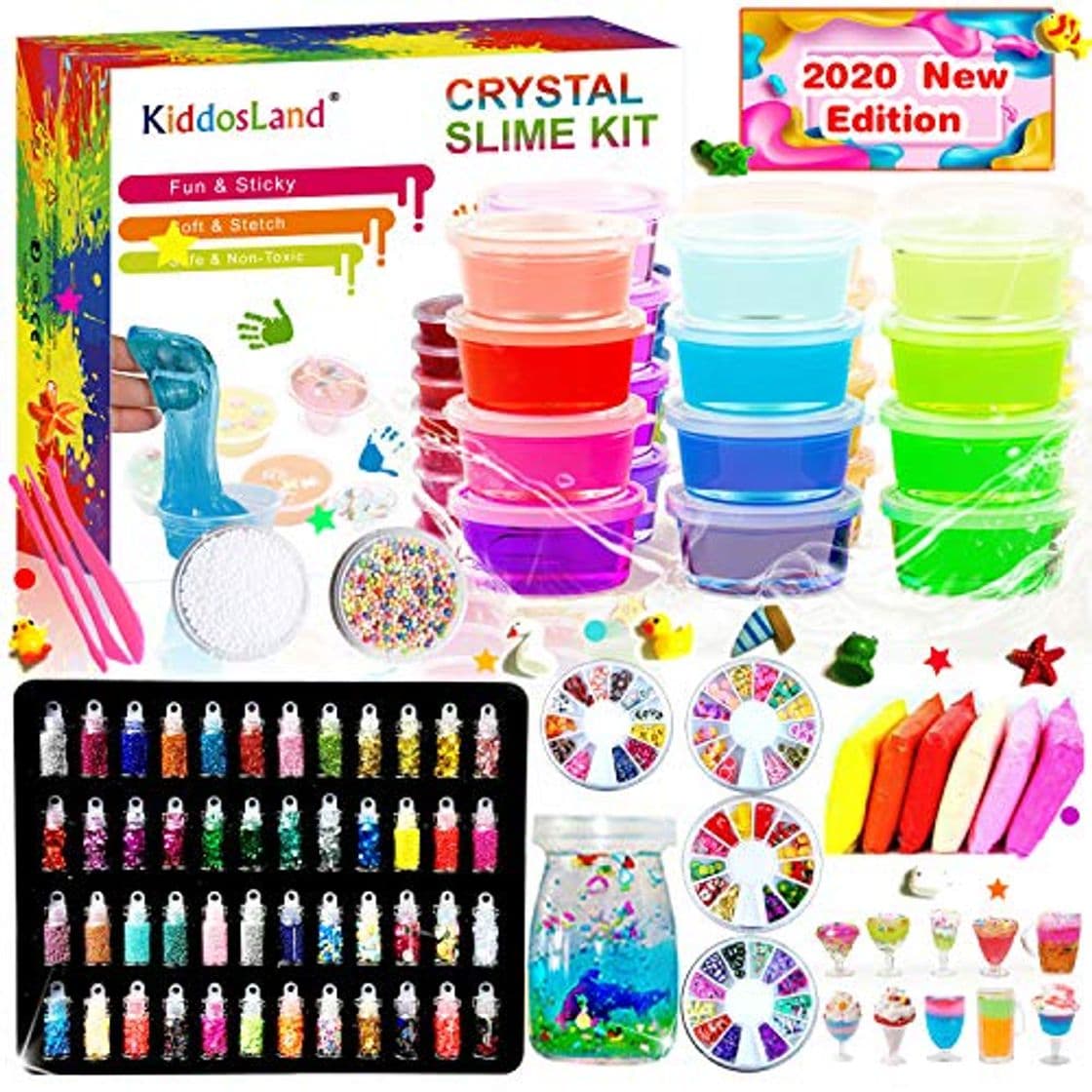 Product DIY Slime Kit - 24 Colores Kit de Slime Esponjoso con 48