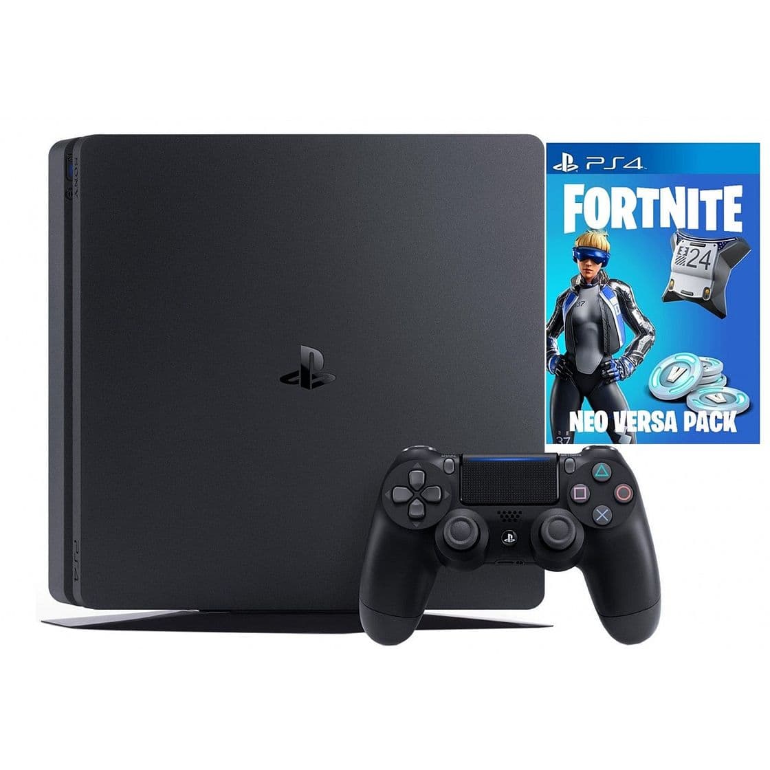 Electronic Sony - Consola PS4 Slim 500GB Black Fornite VCH(2019)