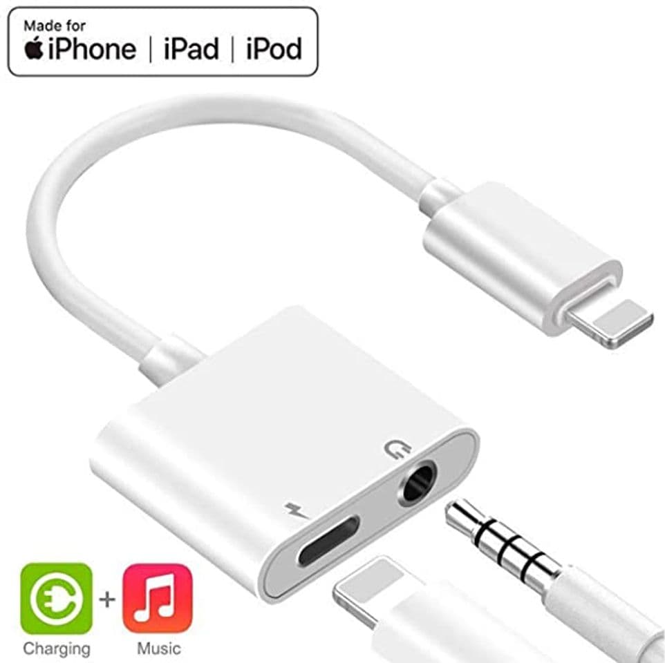 Product Adaptador para iPhone 8 Adaptador Jack de 3,5 mm Conector de Auriculares