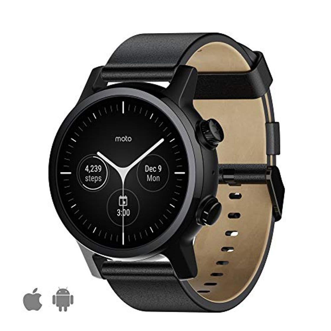 Product Motorola Moto 360 Smartwatch – 3ª generación – Caja de acero inoxidable