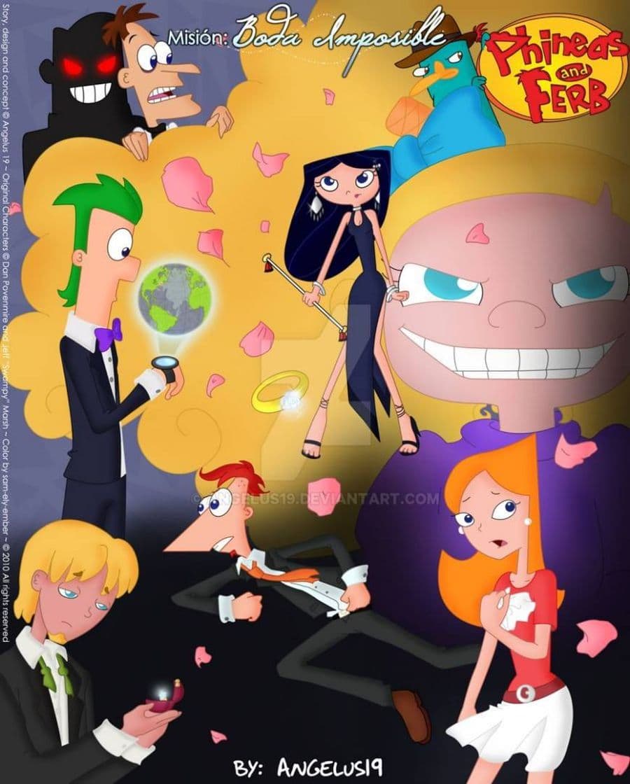 Fashion Phineas y Ferb Mision: Boda Imposible - FanComic