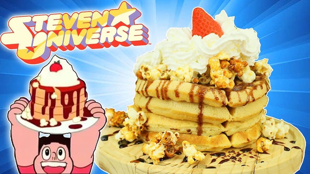 Fashion STEVEN UNIVERSE! Gofres con Palomitas RECETA Desayuno