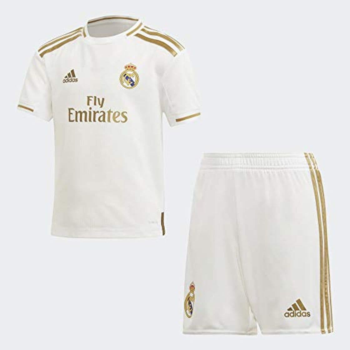 Product adidas Real Madrid Mini Home Kids Equipamiento de Fútbol, Unisex Niños, Blanco