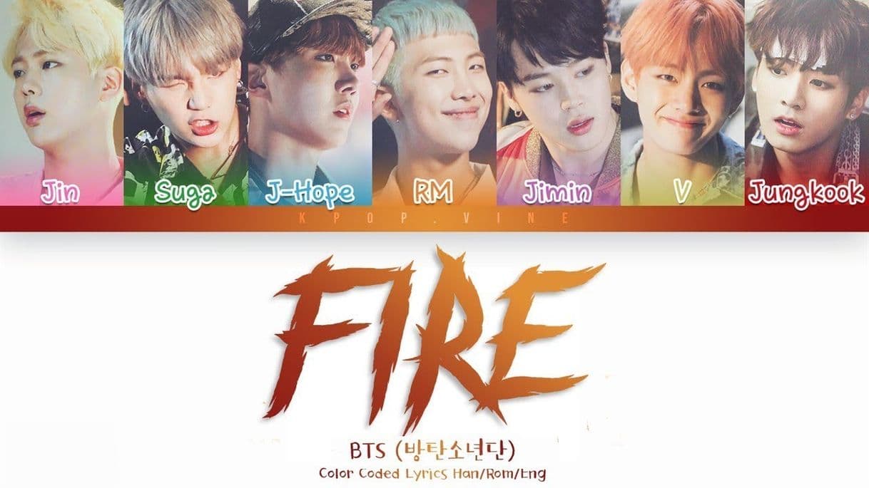 Canción Fire BTS