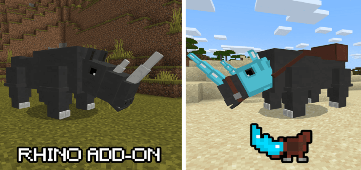 Fashion Rhino Add-on | Minecraft PE Mods & Addons