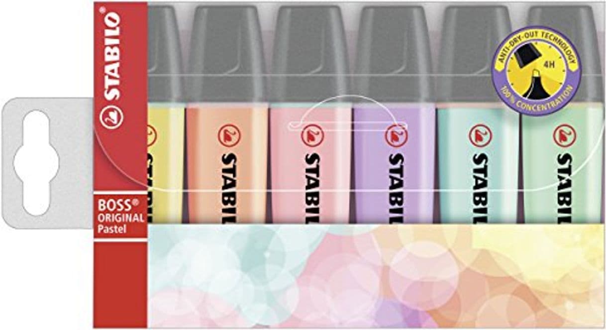 Product STABILO BOSS Original PASTEL - Marcador - Estuche 6 colores