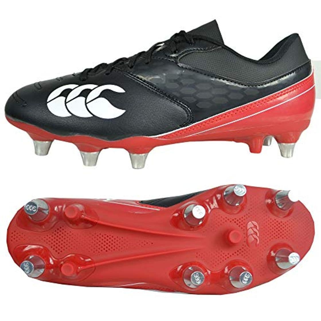 Fashion Canterbury of New Zealand Phoenix Raze Soft Ground Zapatillas de rugby Hombre,