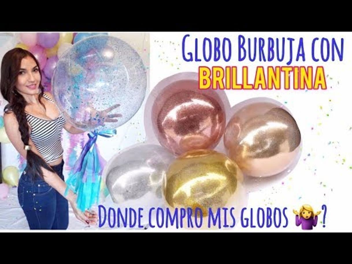 Fashion globo burbuja con diamantina o brillantina/diy glitter balloon