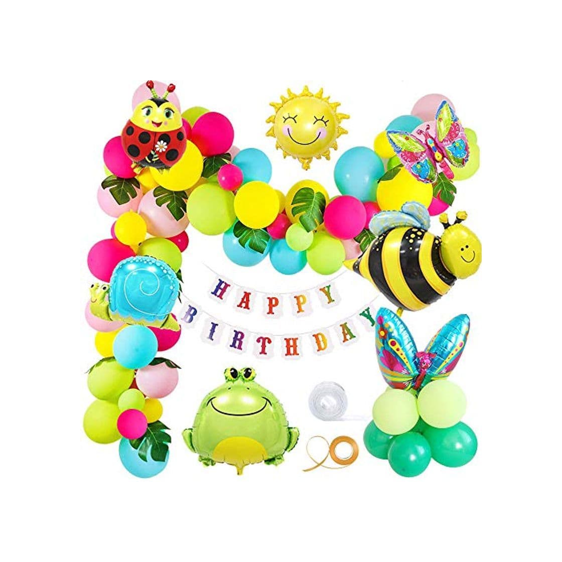 Producto MMTX Cumpleaños Jardín Fiesta Decoración Vistoso Globos para Chico Chica Jardín Niño