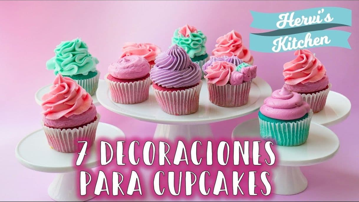 Fashion 7 DECORACIONES PARA CUPCAKES | Ale Hervi - YouTube