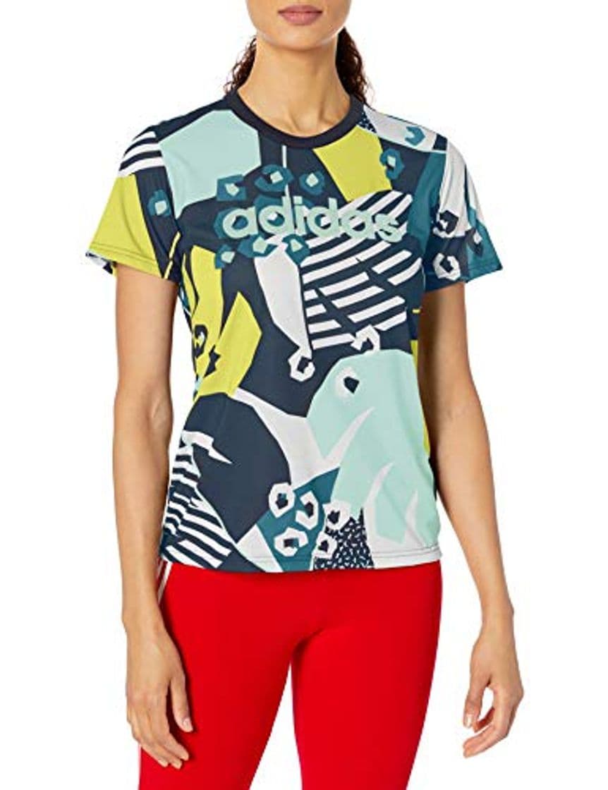 Fashion adidas Women Farm tee Camisa, Tinta