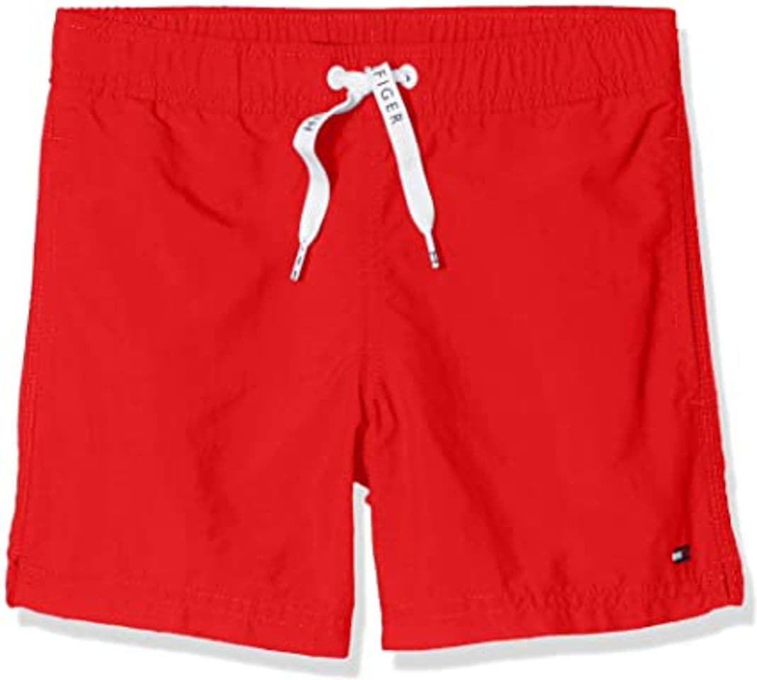 Fashion Tommy Hilfiger Medium Drawstring Bañador para Hombre, Rojo