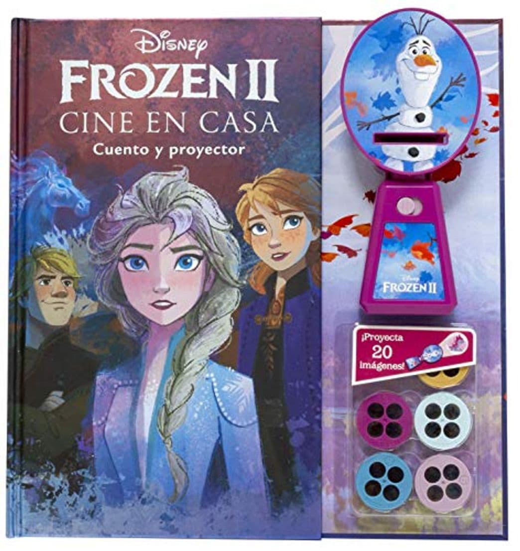 Book Frozen 2. Cine en casa: Cuento y proyector