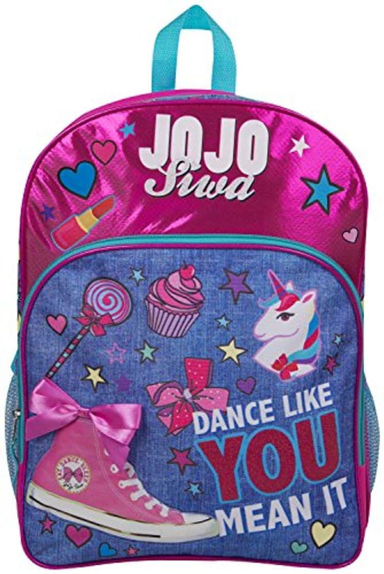 Product JoJo Siwa Bow Backpack Ruck Sack Bolso de Hombro Denim Large Pocket