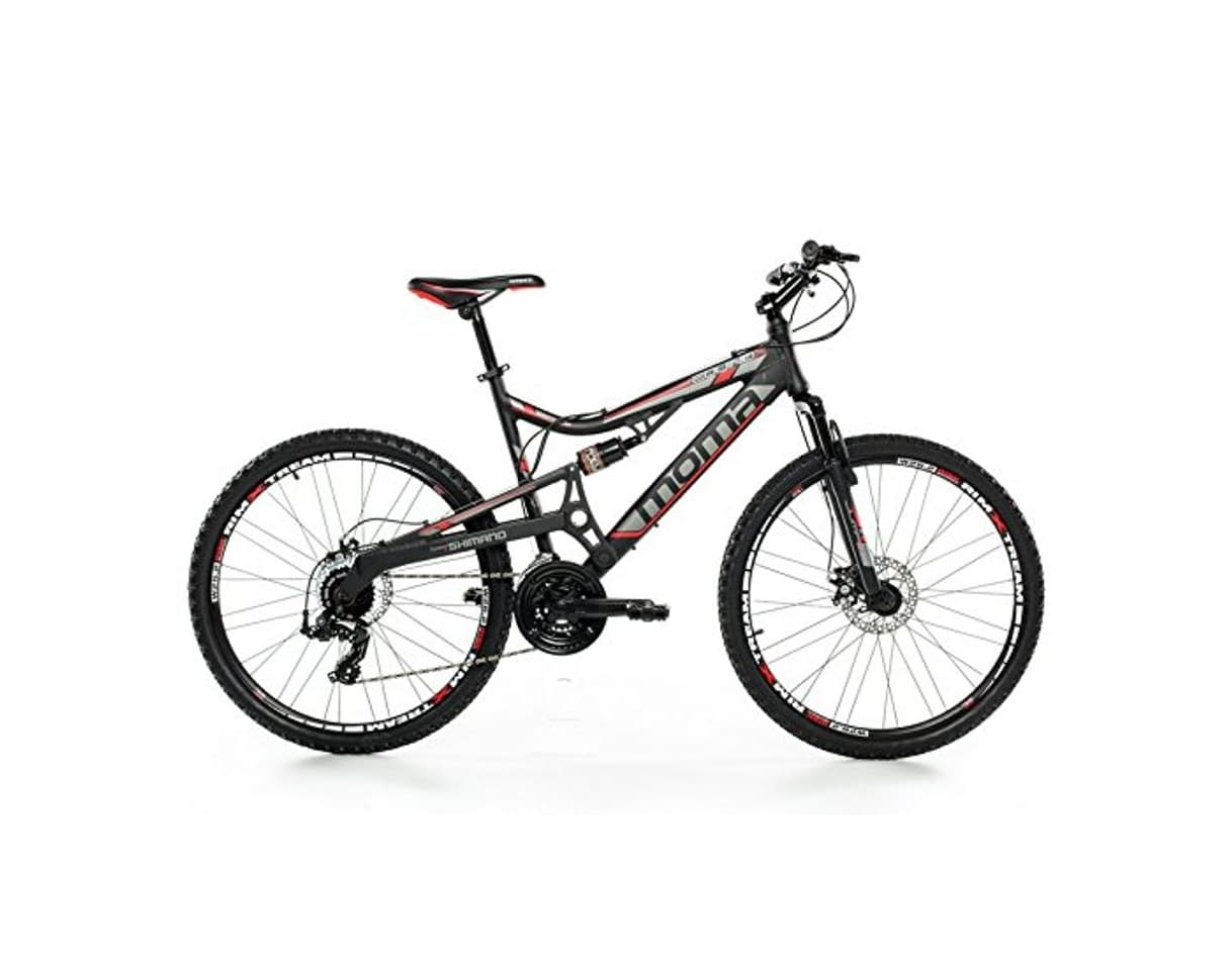 Product Moma Bikes Bicicleta Montaña  EQX 26"Alu, SHIMANO 24V, Doble Freno Disco,