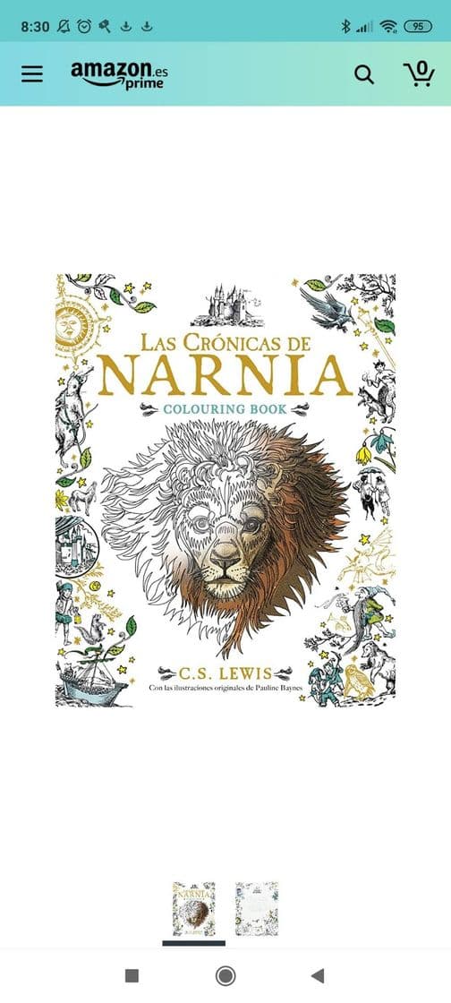 Producto 💠 Las crónicas de Narnia Colouringbook