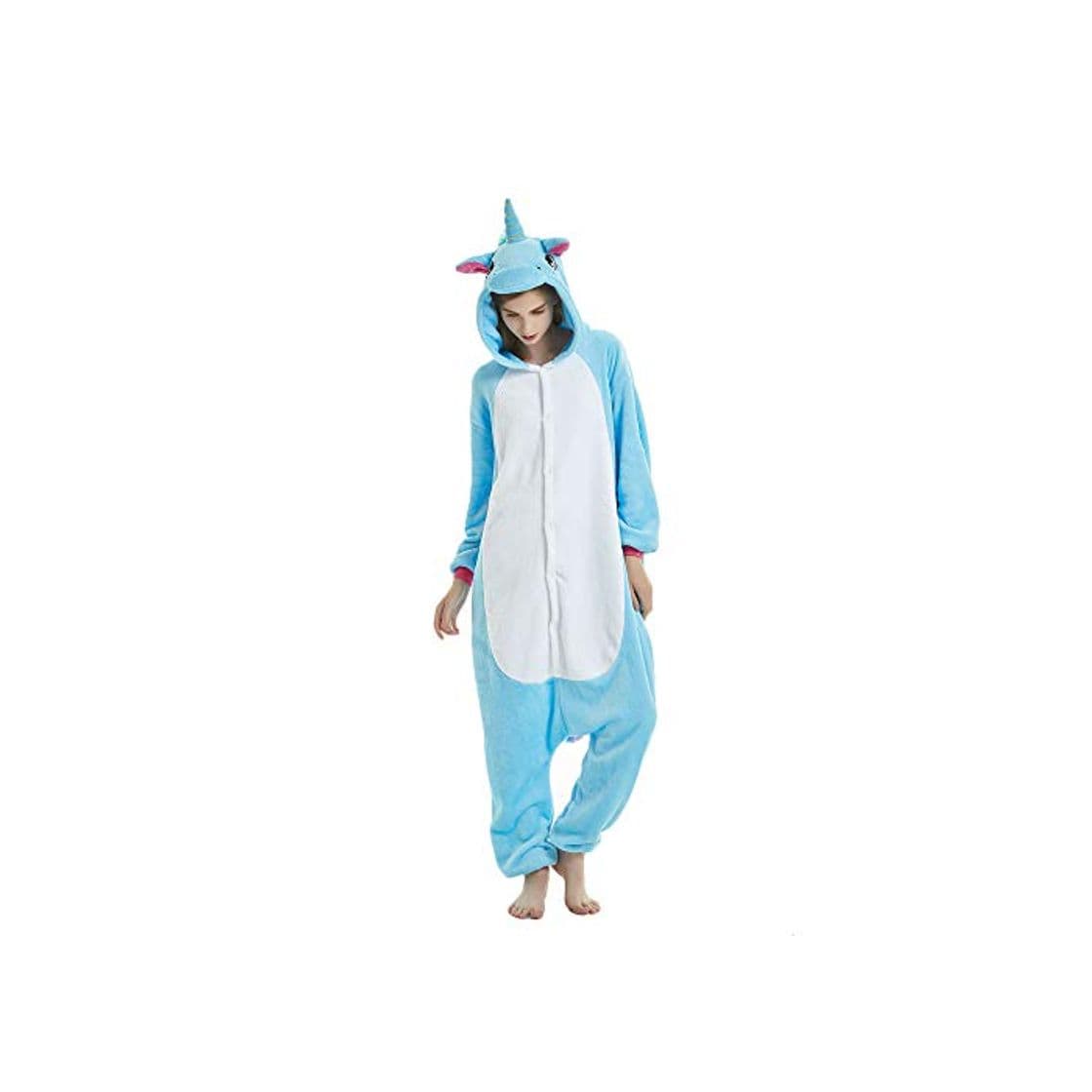 Moda KiKa Monkey Flanela Unicornio Cartoon Animal Novedad Navidad Pijama Cosplay