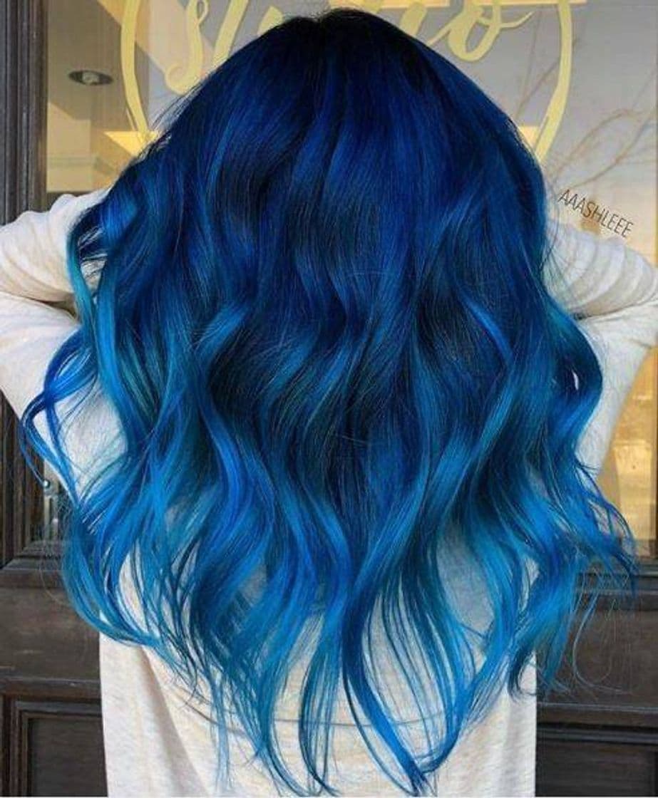 Fashion Cabello azul