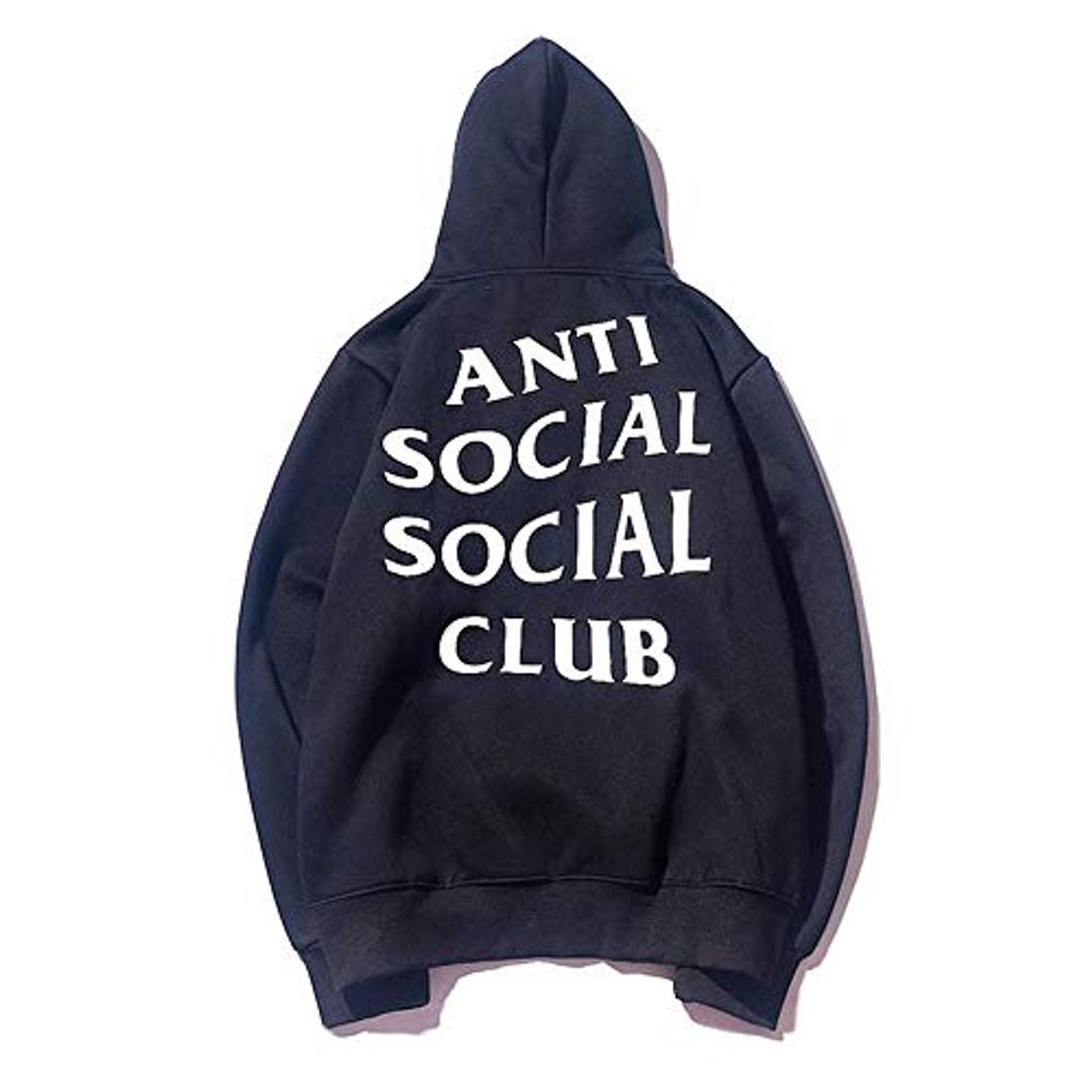 Moda Chaqueta Unisex con Capucha Suéter Carta ASSC Clásico Impresión Suelta De Manga