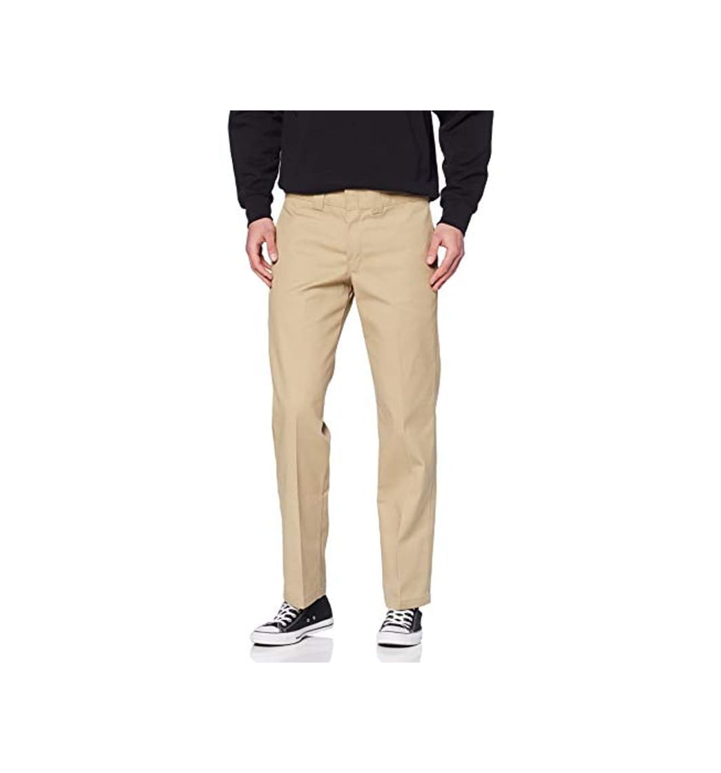 Fashion Dickies Slim Fit Straight - Pantalones para hombre, Beige