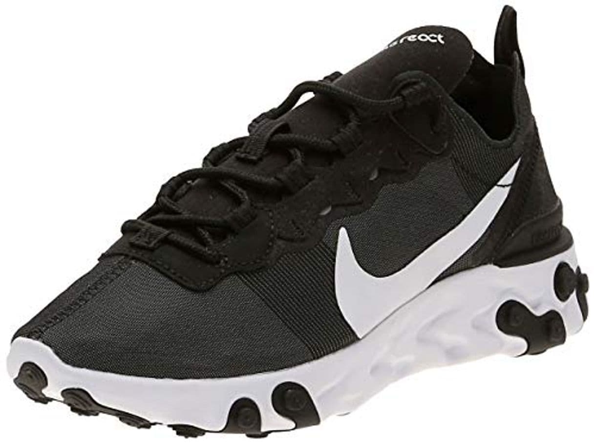 Place Nike W React Element 55, Zapatillas de Running para Mujer, Negro