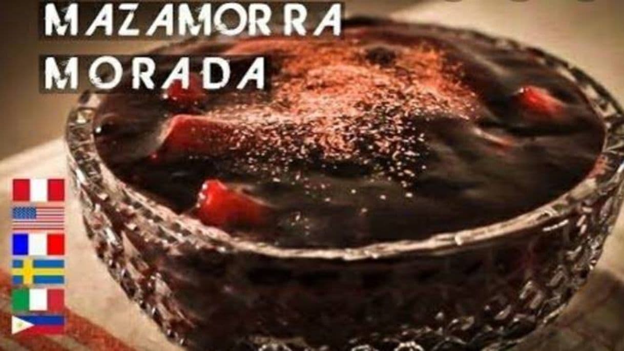 Moda Mazamorra morada 