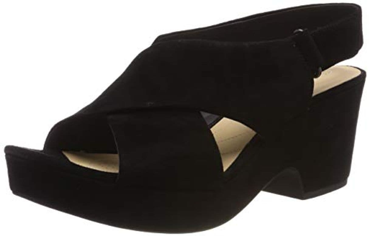 Product Clarks Maritsa Lara, Sandalia con Pulsera Tira de Tobillo, Negro