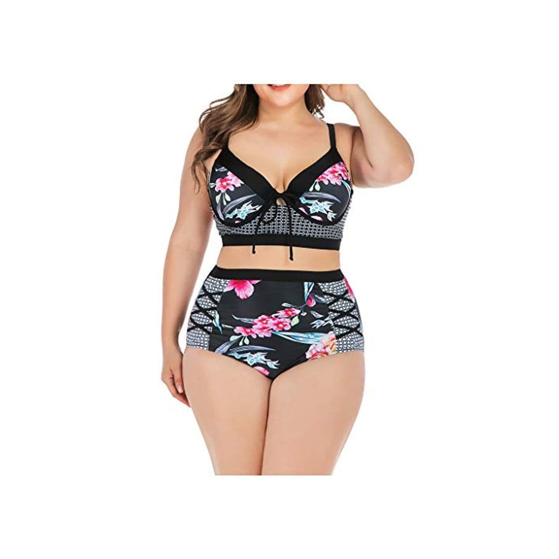 Moda LANSKIRT Traje de Baño Mujer Sexy Bañadores para Gorditas Conjunto de Bikini