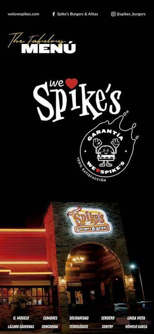 Restaurantes Spike's Cumbres