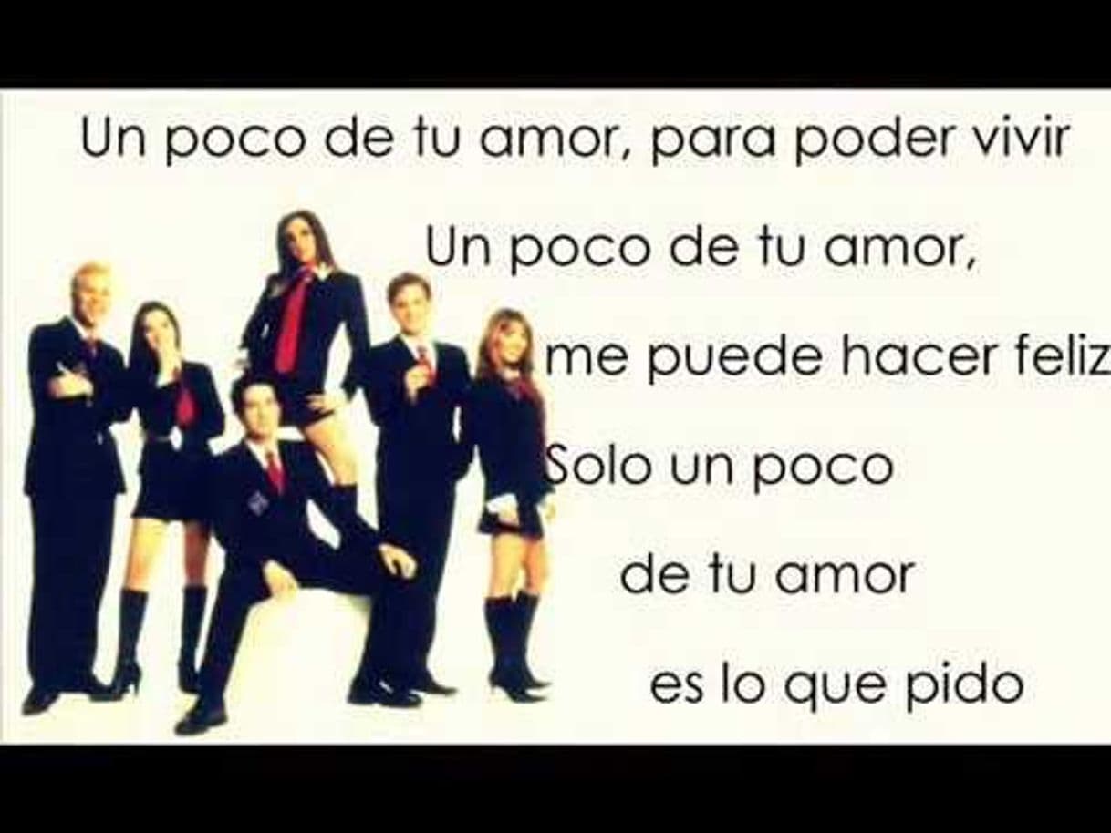 Canción Un poco de tu amor - RBD