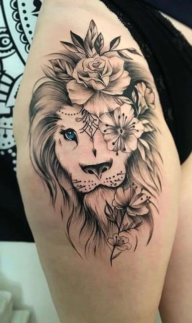 Fashion Tatuagem - Leão 🦁 