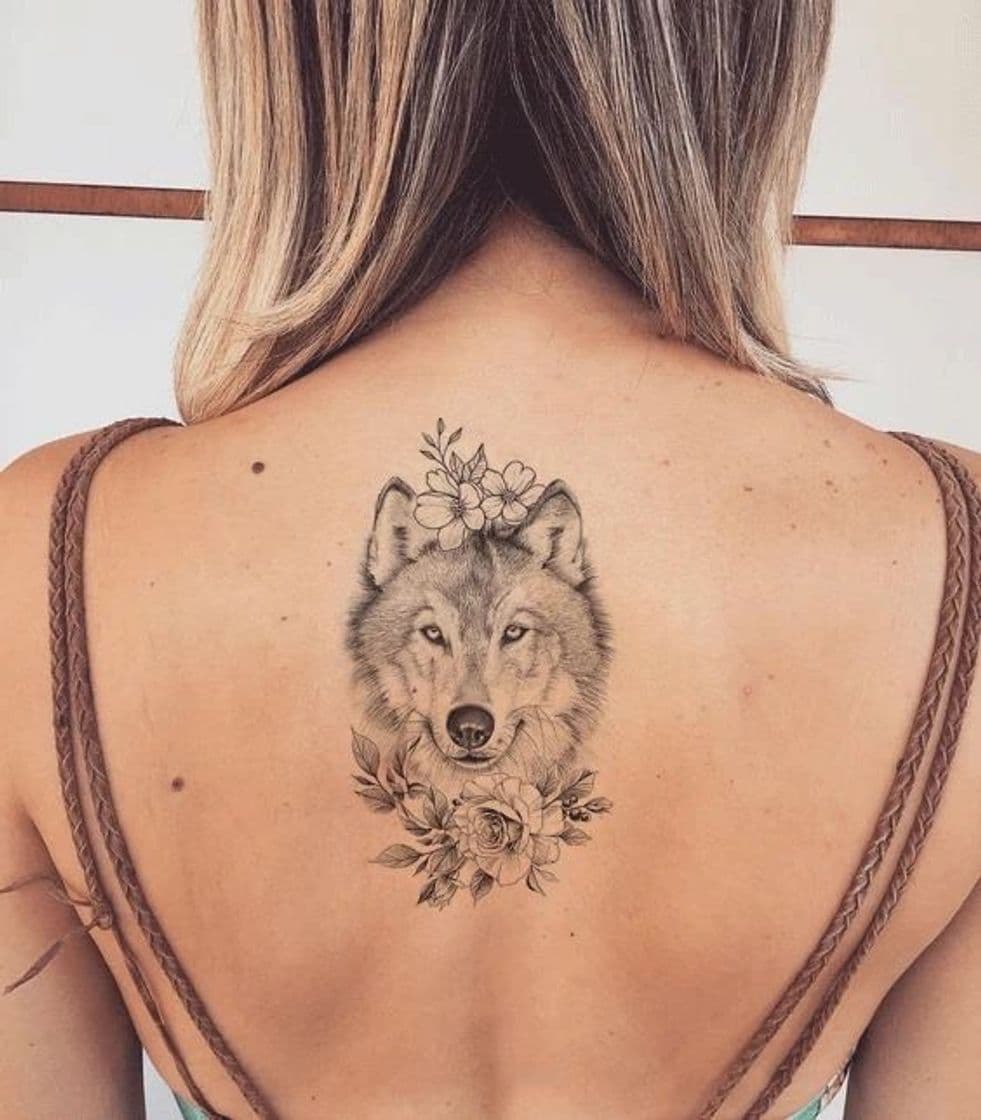 Fashion TATUAGEM - LOBO 🐺 