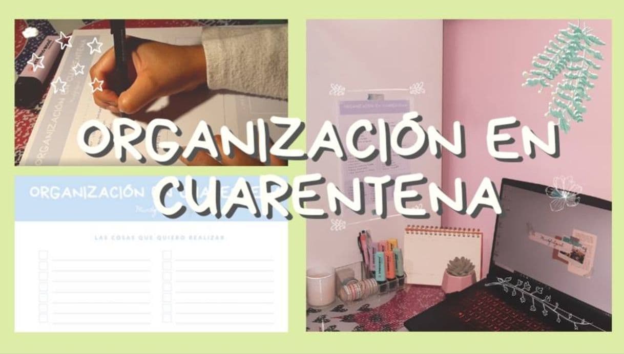 Moda COMO ORGANIZARTE EN CUARENTENA / How to organize ...