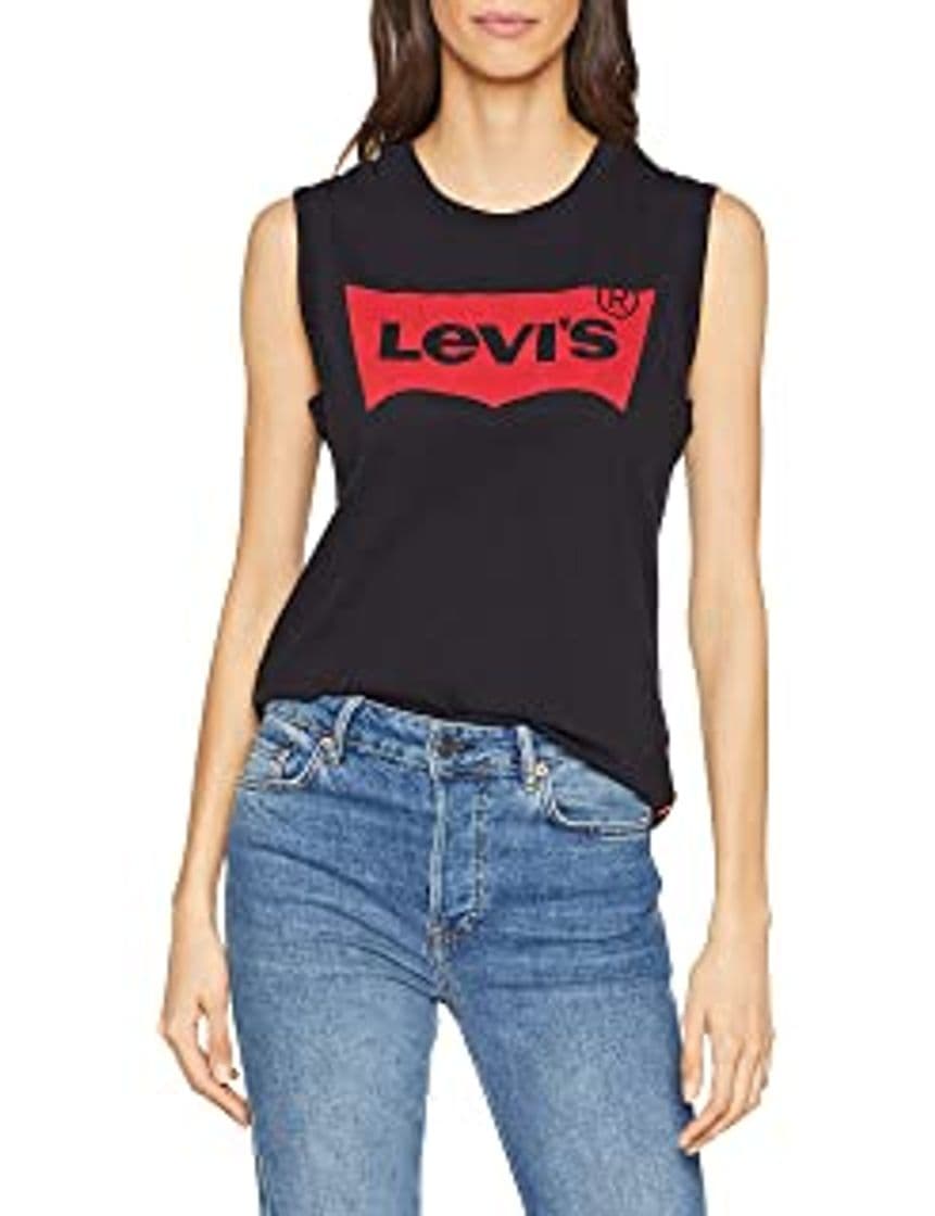 Fashion Levi's The tee Camiseta de Manga Corta, Gris