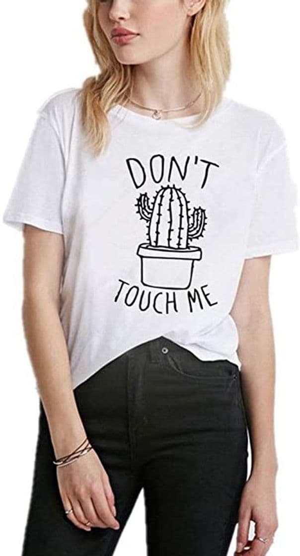 Fashion Luckycat Mujeres Camisetas Letras Impresas T Shirt Elegante Manga Corta Túnica Casual Suelto Blusas Camisas Tops