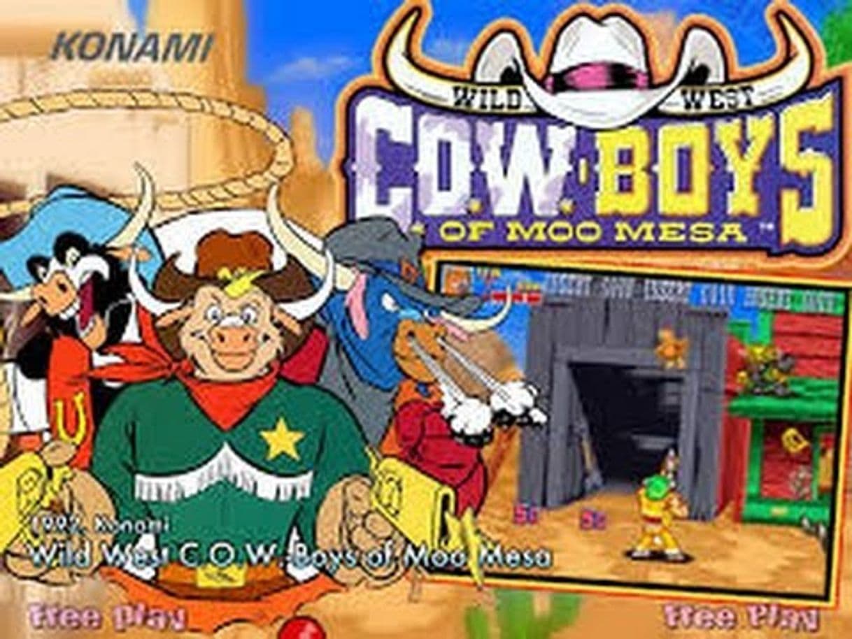 Videogames Wild West C.O.W.-Boys of Moo Mesa (Arcade)