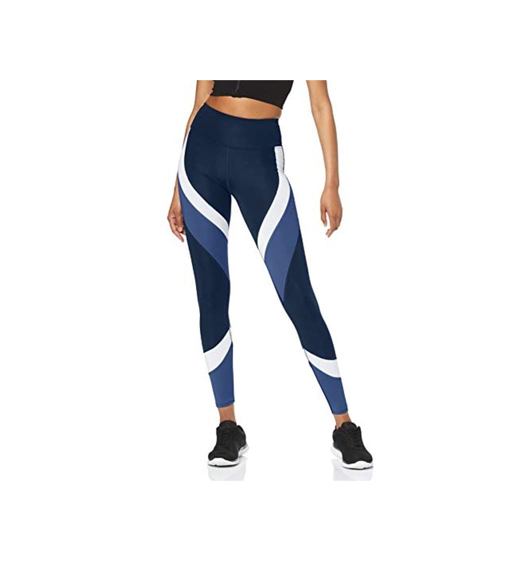 Fashion Marca Amazon - Aurique Leggings deportivos para Mujer, Azul