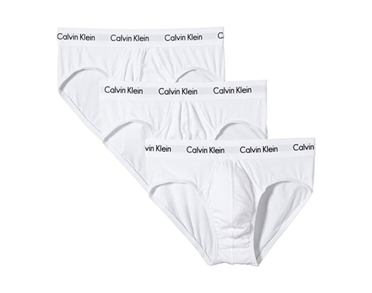 Fashion Calvin Klein 3P Hip Brief, Calzoncillos para Hombre