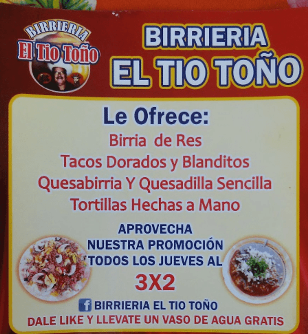 Restaurants Birriería El Tío Toño