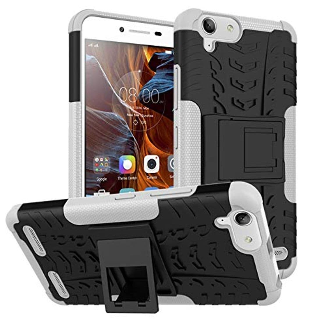 Producto pinlu® Funda para Lenovo K5 / K5 Plus (5 Pulgada) Smartphone Doble